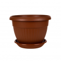 Флора Терракот 4 л - горшок с поддоном